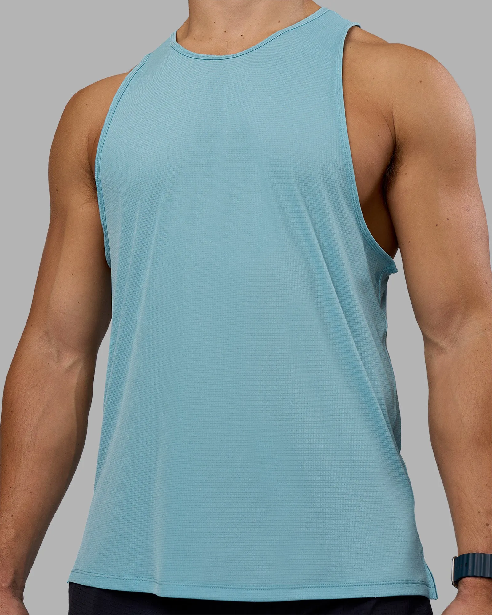 Pace Running Tank - Retro Blue sold by LSKD product image thumbnail 4