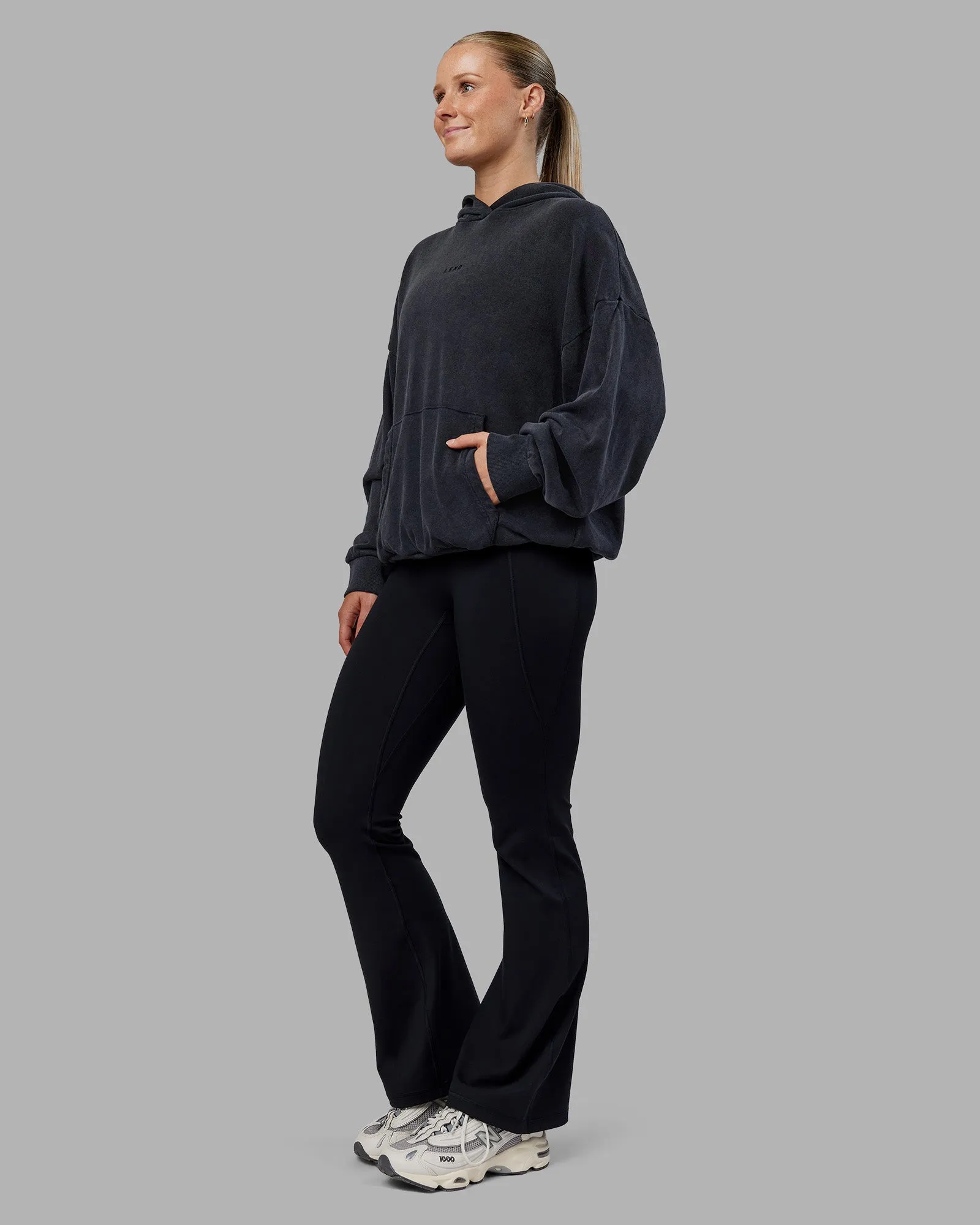 MVP Washed Terry Oversized Hoodie - Black Washed sold by LSKD product image thumbnail 5