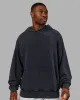 MVP Washed Terry Oversized Hoodie - Black Washed sold by LSKD
