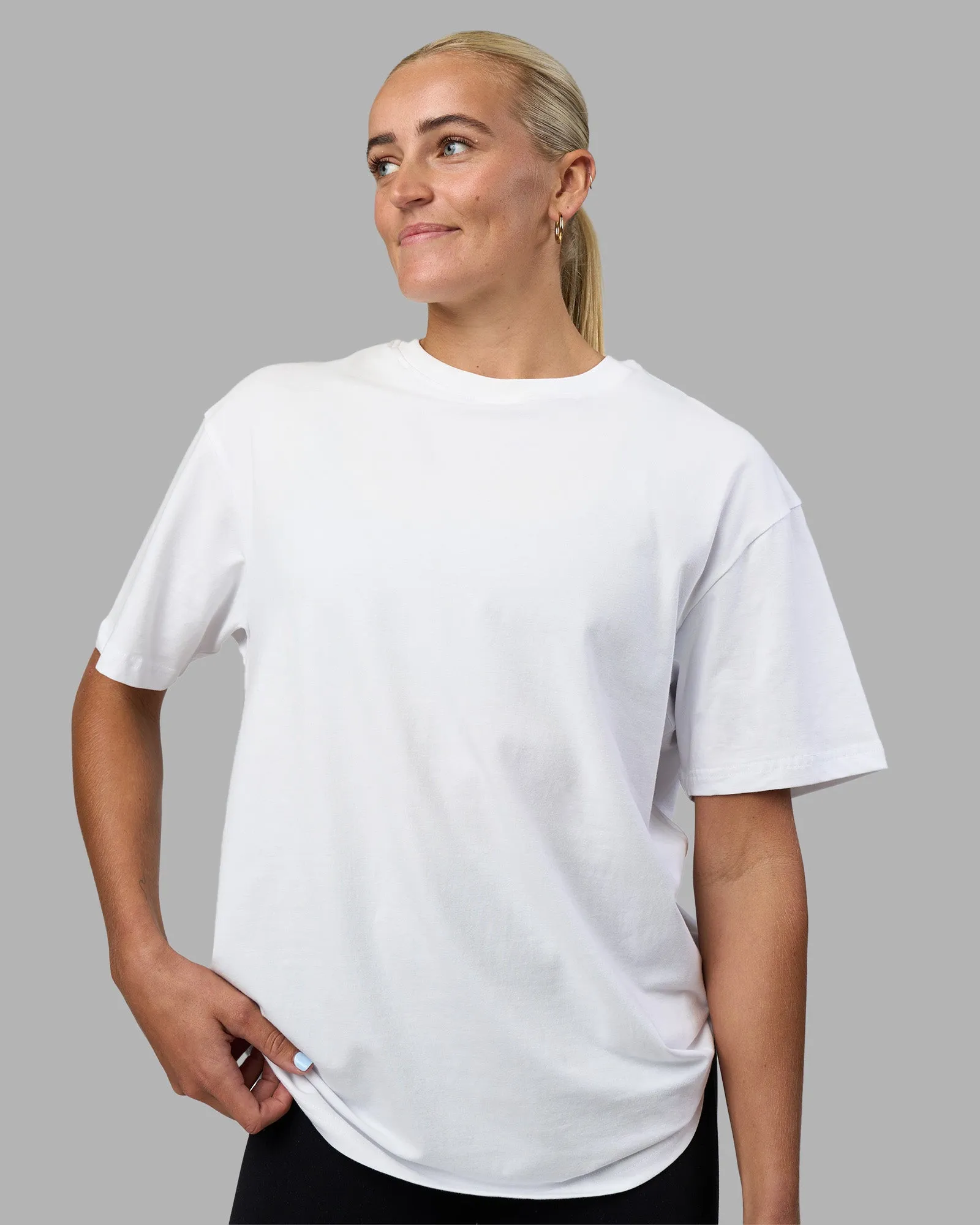 Easy FLXCotton Tee Oversize - White sold by LSKD product image thumbnail 2