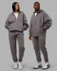 Stream Oversized Panel Zip Hoodie - Storm Front sold by LSKD