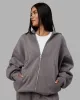 Stream Oversized Panel Zip Hoodie - Storm Front sold by LSKD