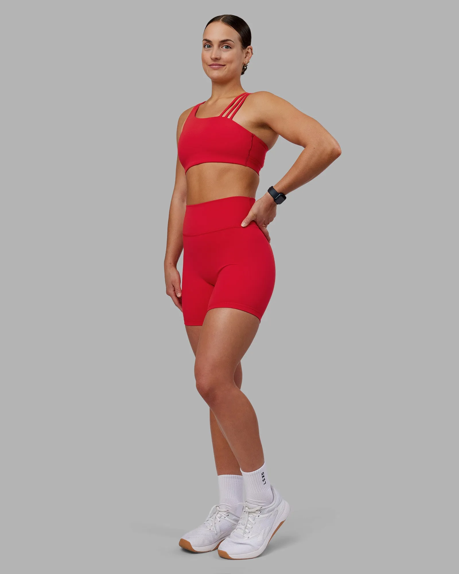 Fusion Ultra High-Rise 6" Short - Scarlet sold by LSKD product image thumbnail 2