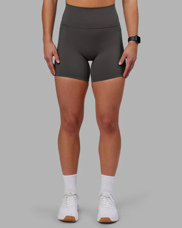 Fusion Ultra High-Rise 6" Short Pockets - Dark Storm sold by LSKD