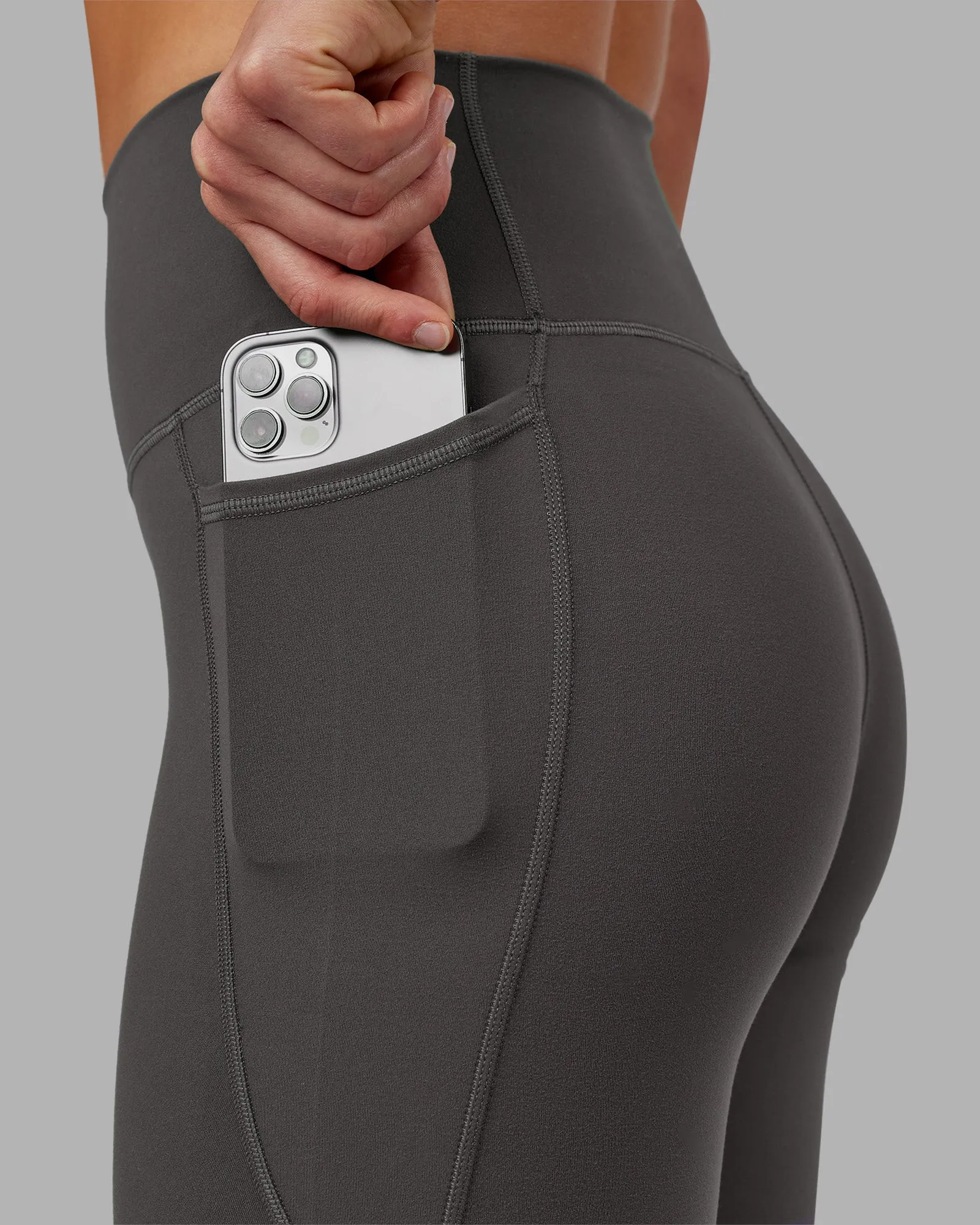 Fusion Ultra High-Rise 7/8 Legging Pockets - Dark Storm sold by LSKD product image thumbnail 3