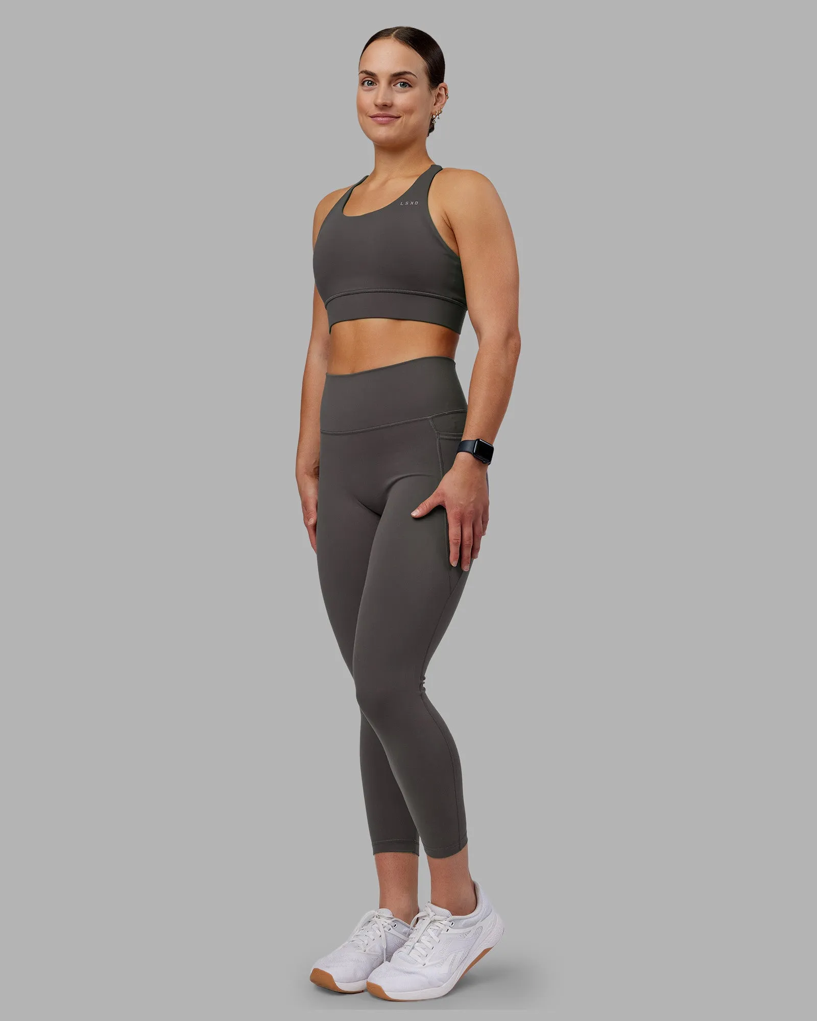 Fusion Ultra High-Rise 7/8 Legging Pockets - Dark Storm sold by LSKD product image thumbnail 5