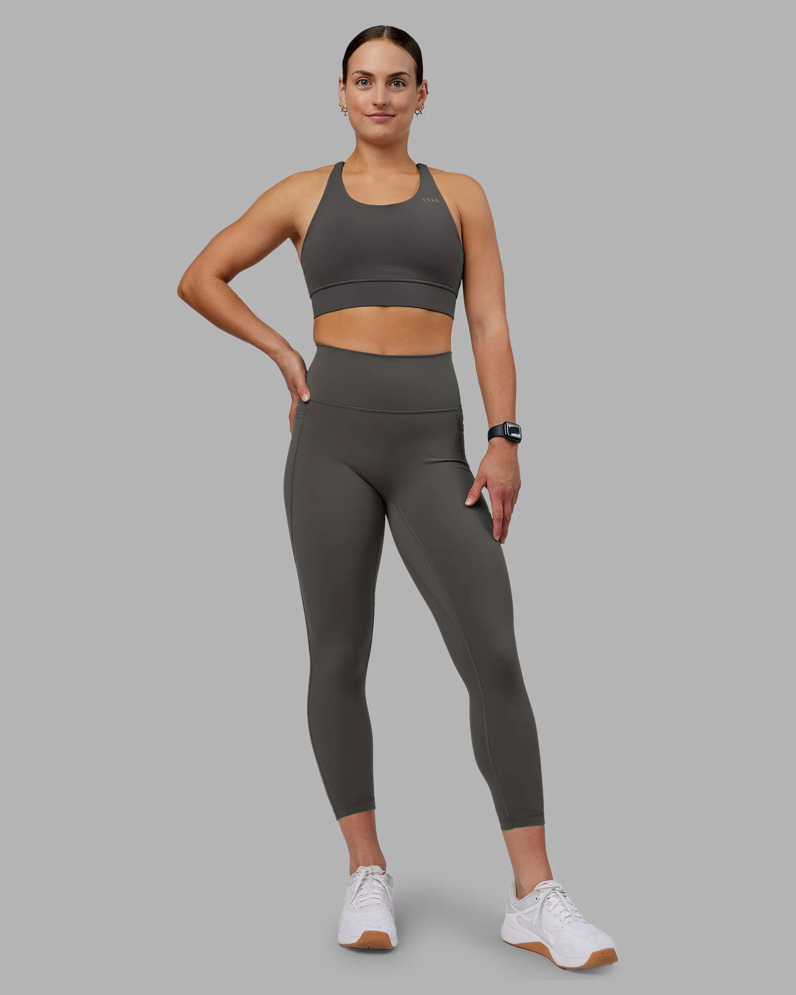 Fusion Ultra High-Rise 7/8 Legging Pockets - Dark Storm sold by LSKD