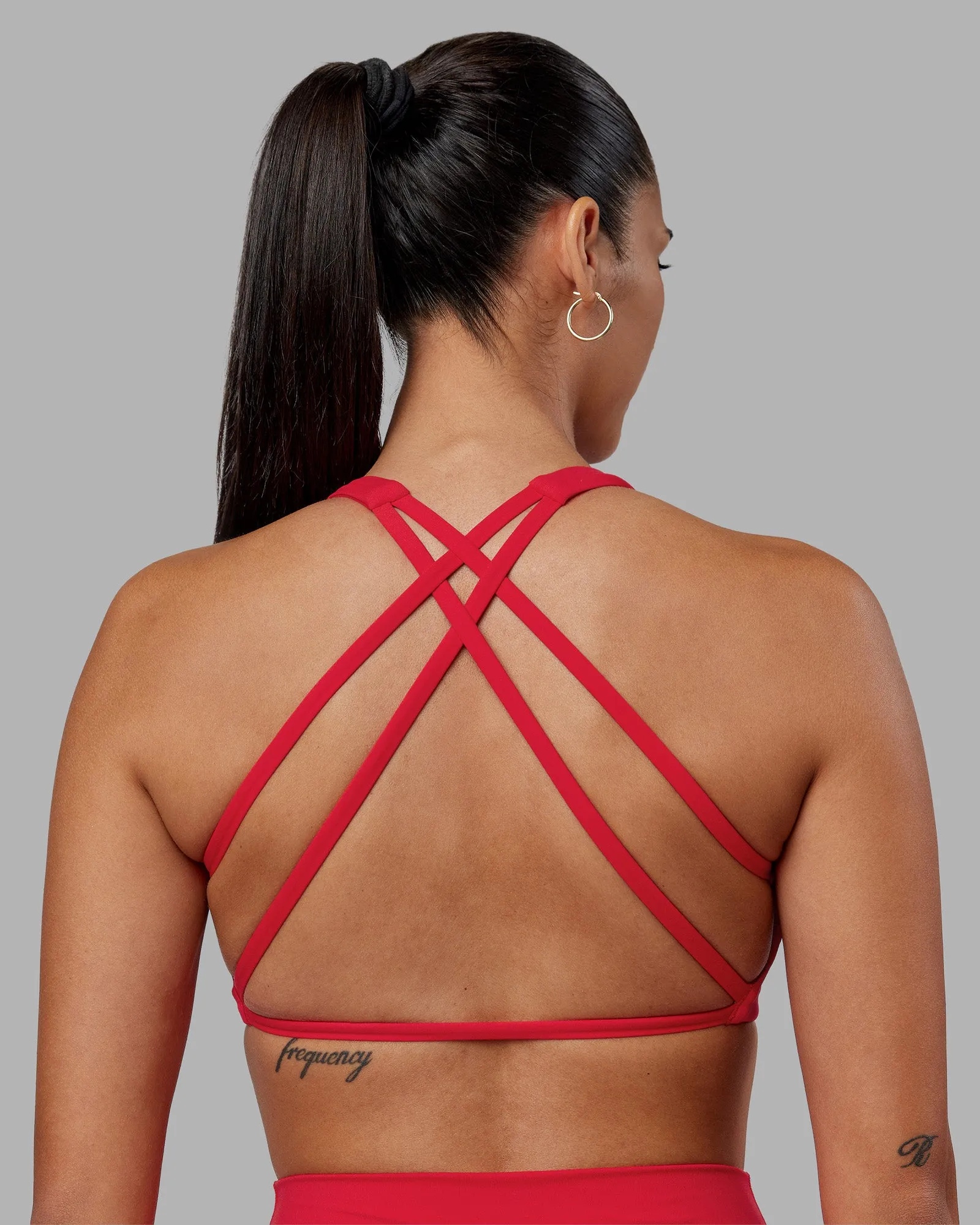 Aspire Sports Bra - Scarlet sold by LSKD