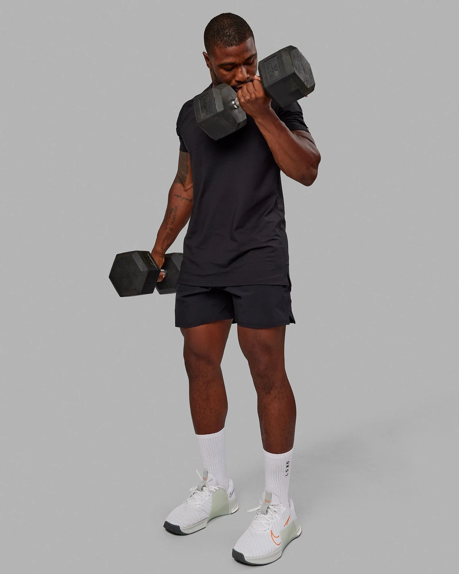 Perform VapourFLX Tee - Black-Reflective sold by LSKD product image thumbnail 3