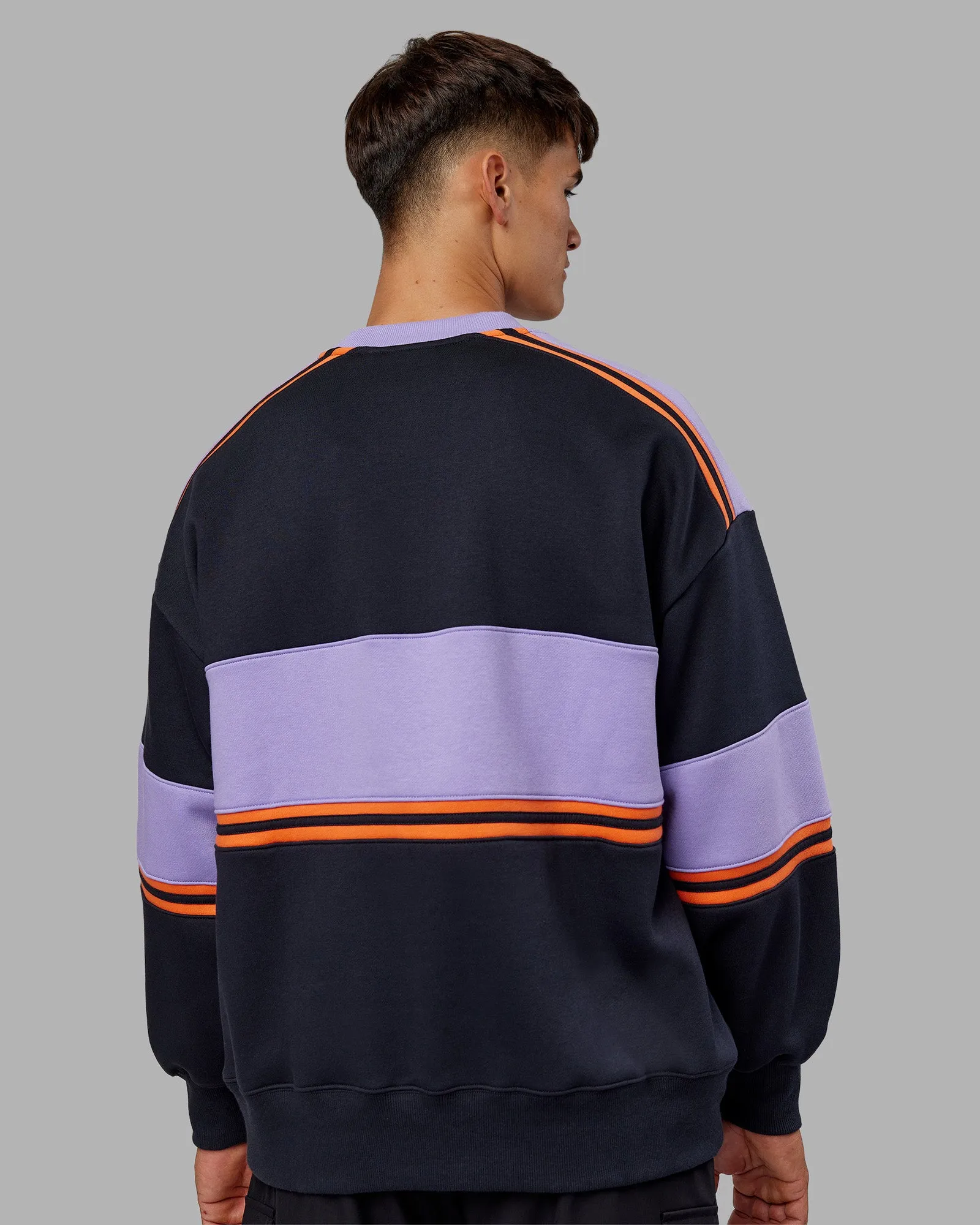 A-Team Sweater Oversize - Caviar-Violet Ray sold by LSKD product image thumbnail 4