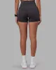 Elixir Ultra High-Rise 4" Short Pockets - Dark Storm Wash sold by LSKD