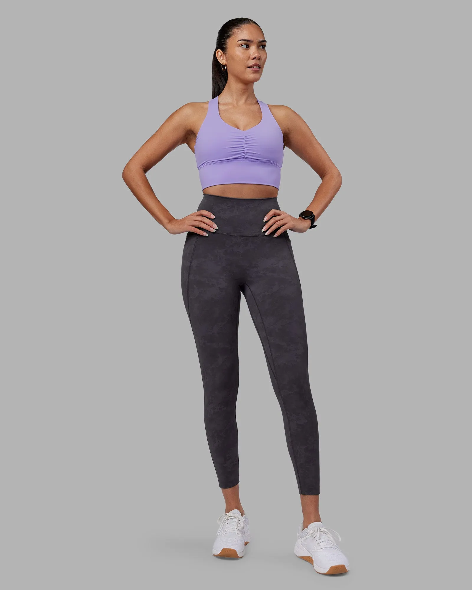 Evoke Longline Sports Bra - Violet Ray sold by LSKD product image thumbnail 4