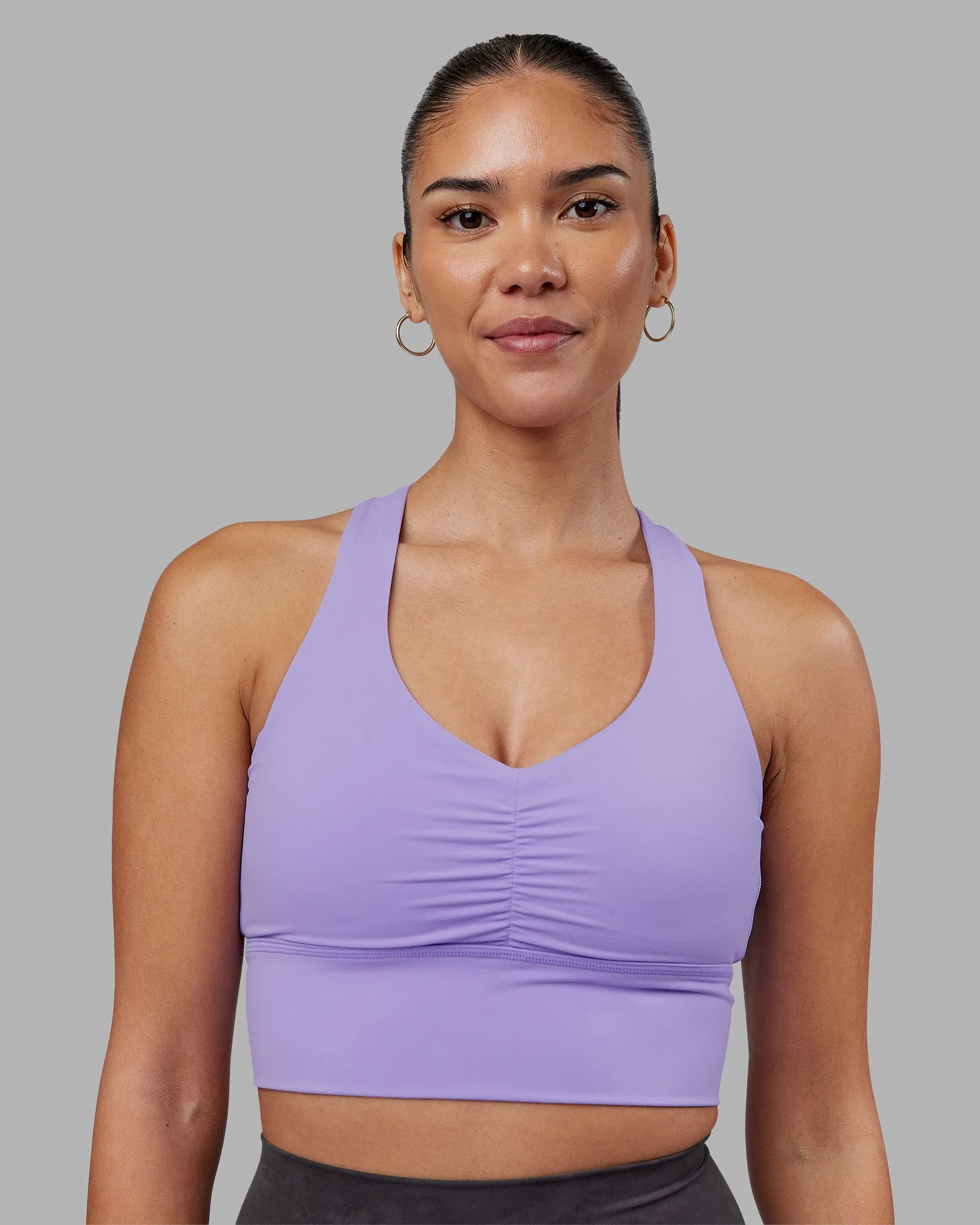 Evoke Longline Sports Bra - Violet Ray sold by LSKD product image thumbnail 5