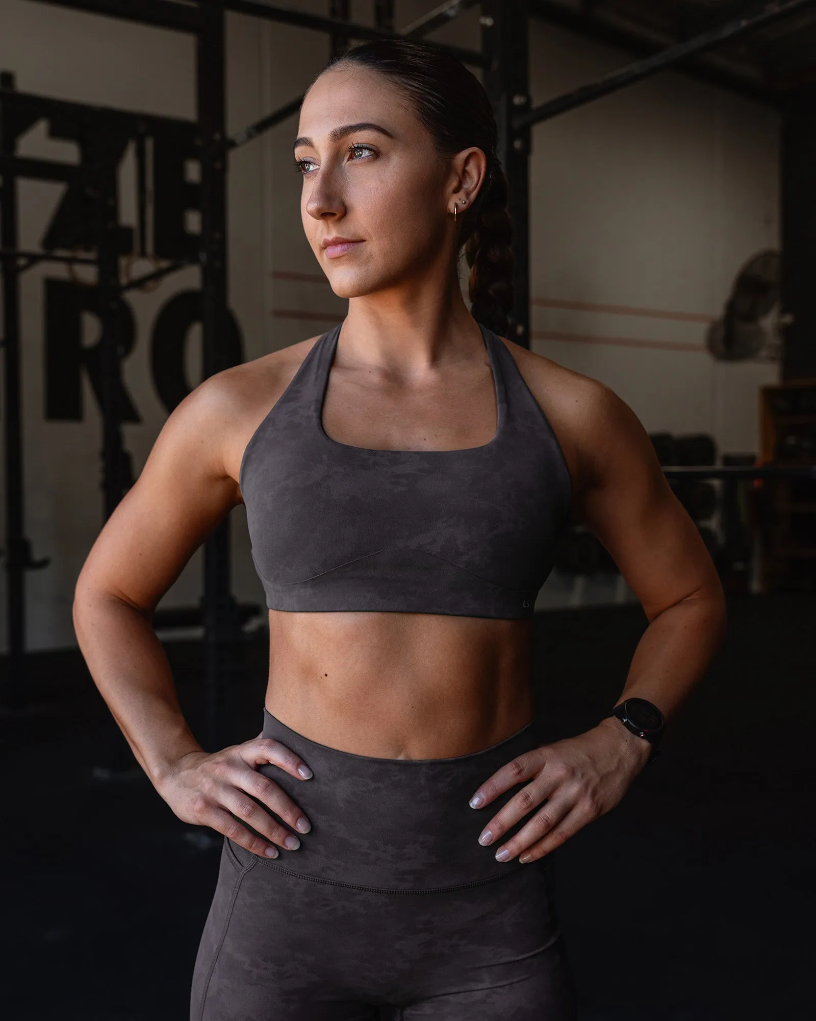 Aspire Sports Bra - Dark Storm Wash sold by LSKD product image thumbnail 4