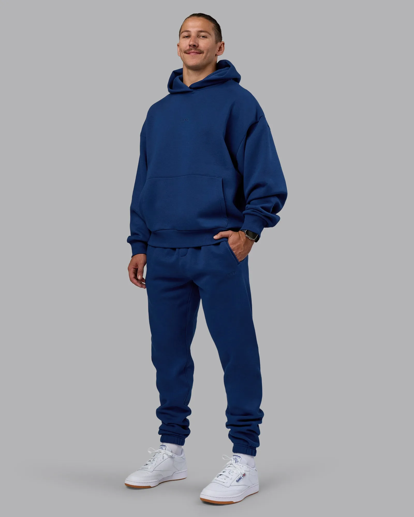 MVP Cuffed Track Pant - Midnight Blue sold by LSKD product image thumbnail 2