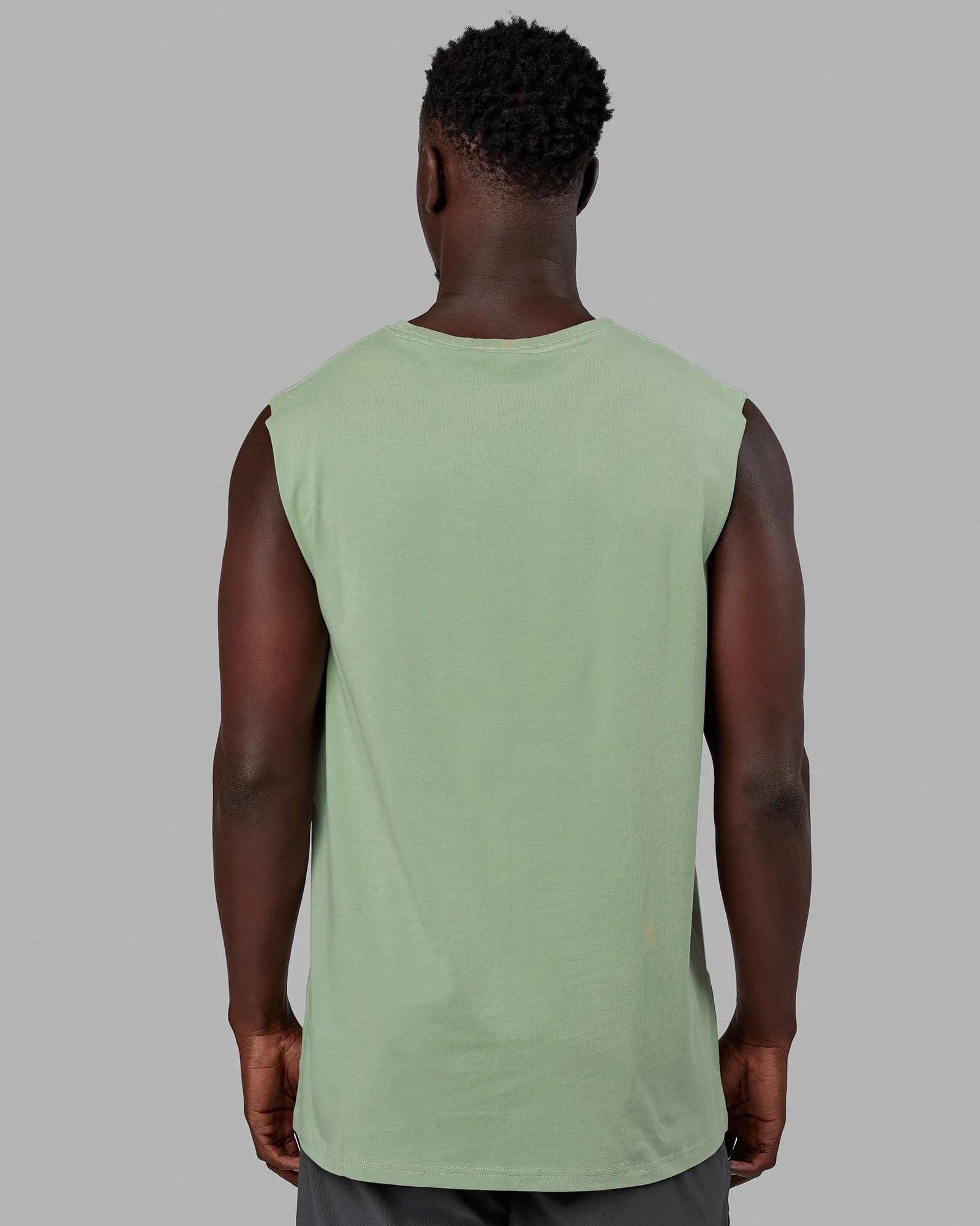 Base FLXCotton Tank - Green Fig sold by LSKD product image thumbnail 4