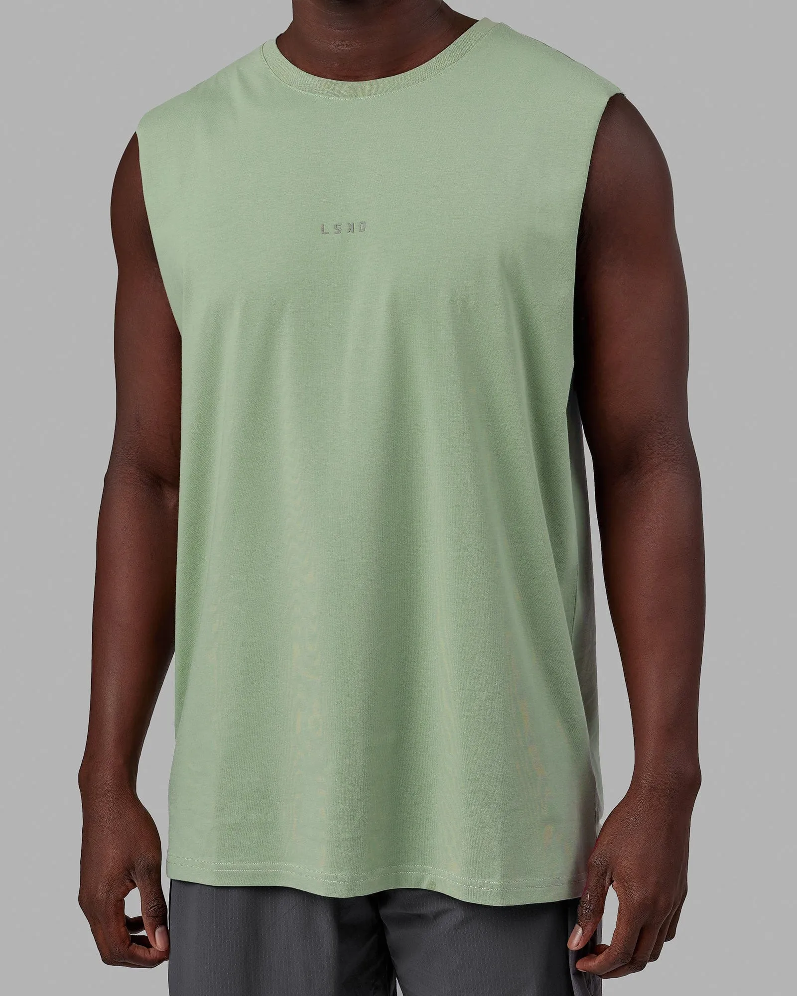 Base FLXCotton Tank - Green Fig sold by LSKD product image thumbnail 5