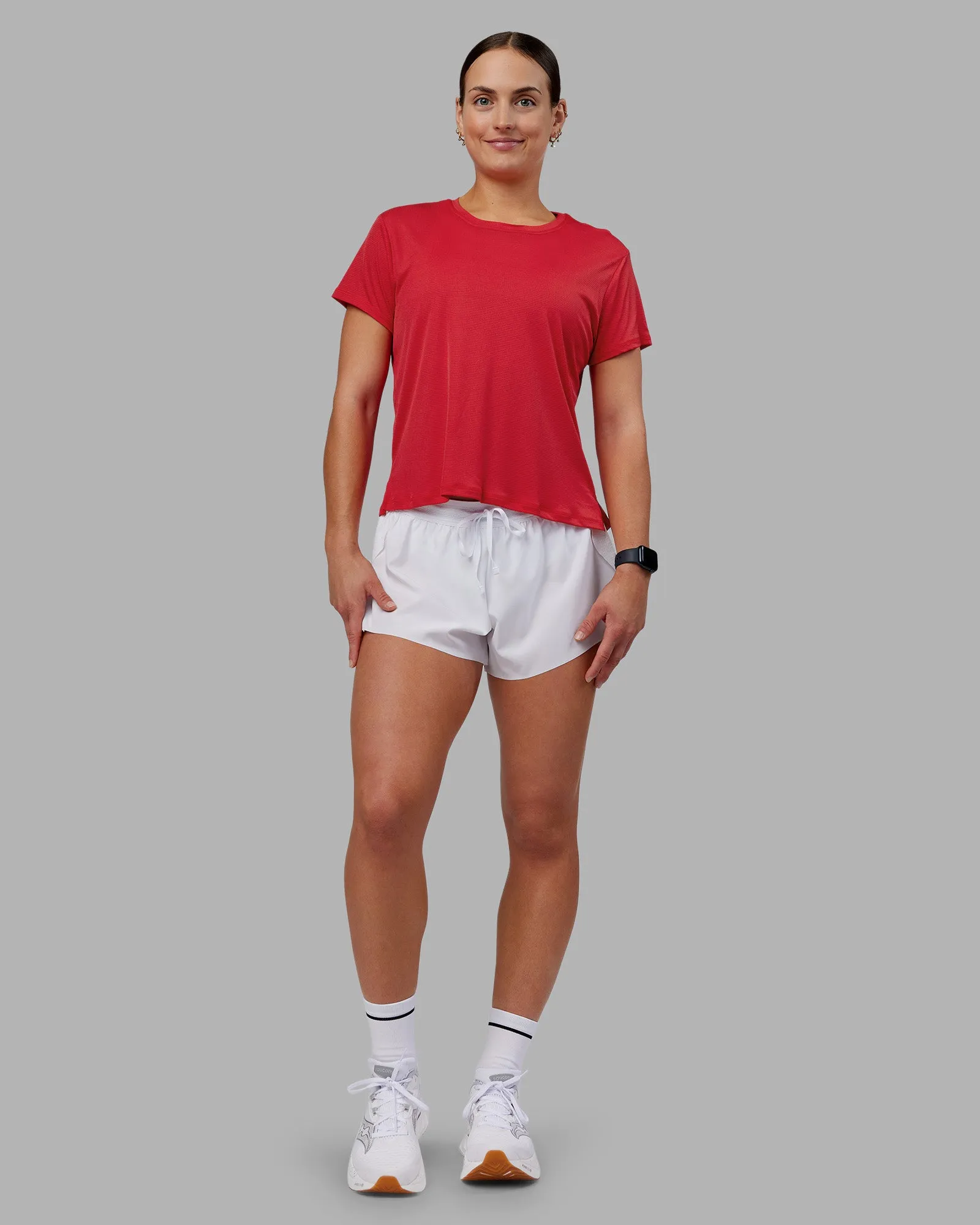 Pace Running Tee 2.0 - Scarlet sold by LSKD