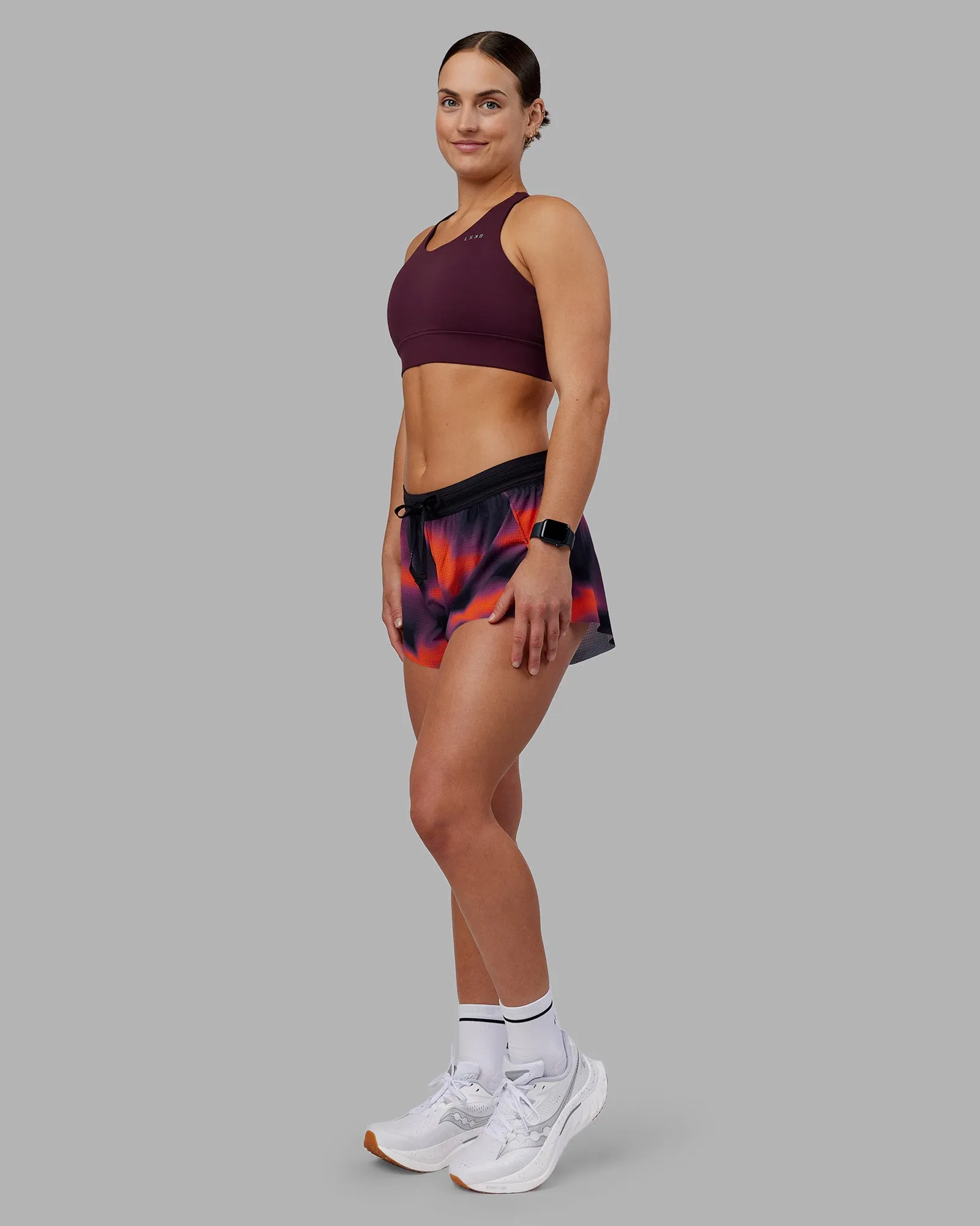 Accelerate 3" Running Short - Inferno Print sold by LSKD product image thumbnail 5