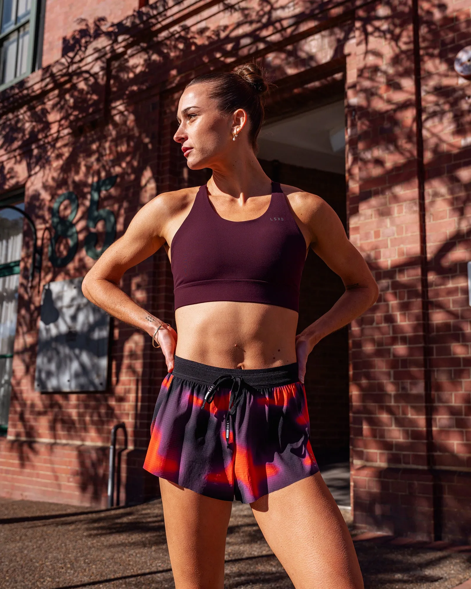 Accelerate 3" Running Short - Inferno Print sold by LSKD product image thumbnail 4