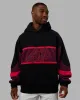 Vibe Oversized Unisex Hoodie - Black-Cherry Lacquer sold by LSKD