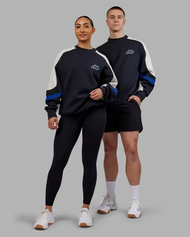 Vibe Oversized Unisex Sweater - Caviar-Midnight Blue sold by LSKD