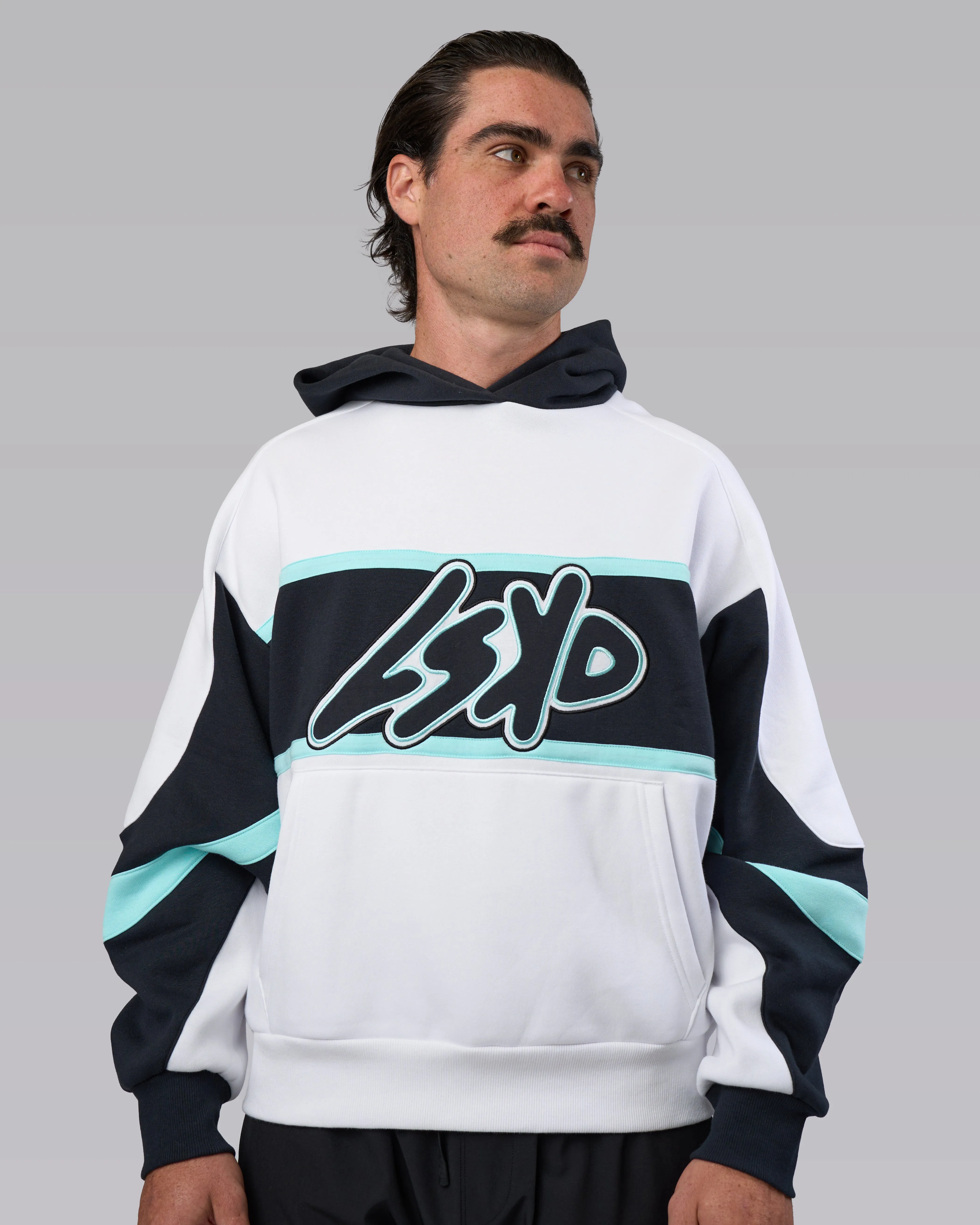 Vibe Oversized Hoodie - White-Island Paradise sold by LSKD product image thumbnail 5