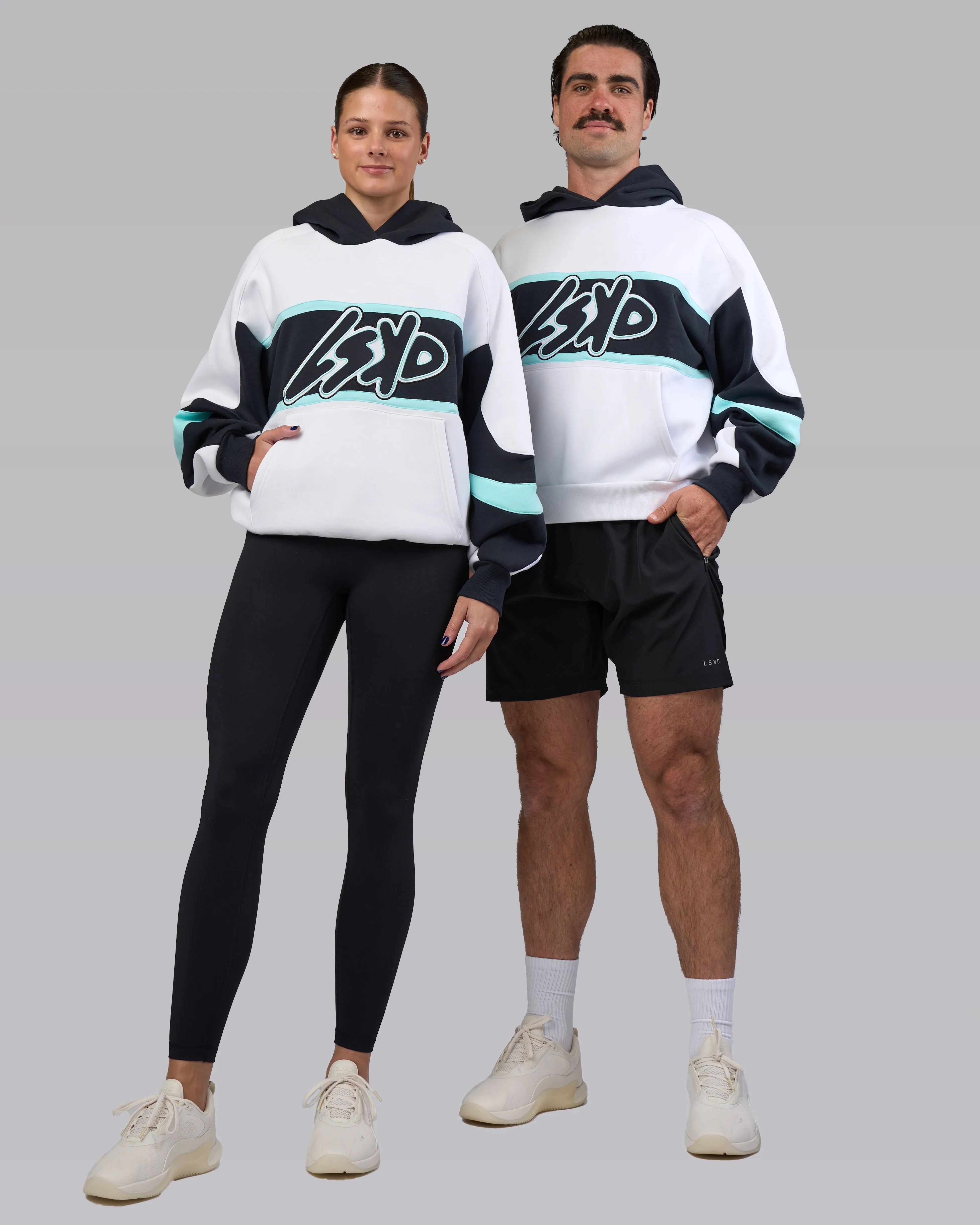 Vibe Oversized Hoodie - White-Island Paradise sold by LSKD