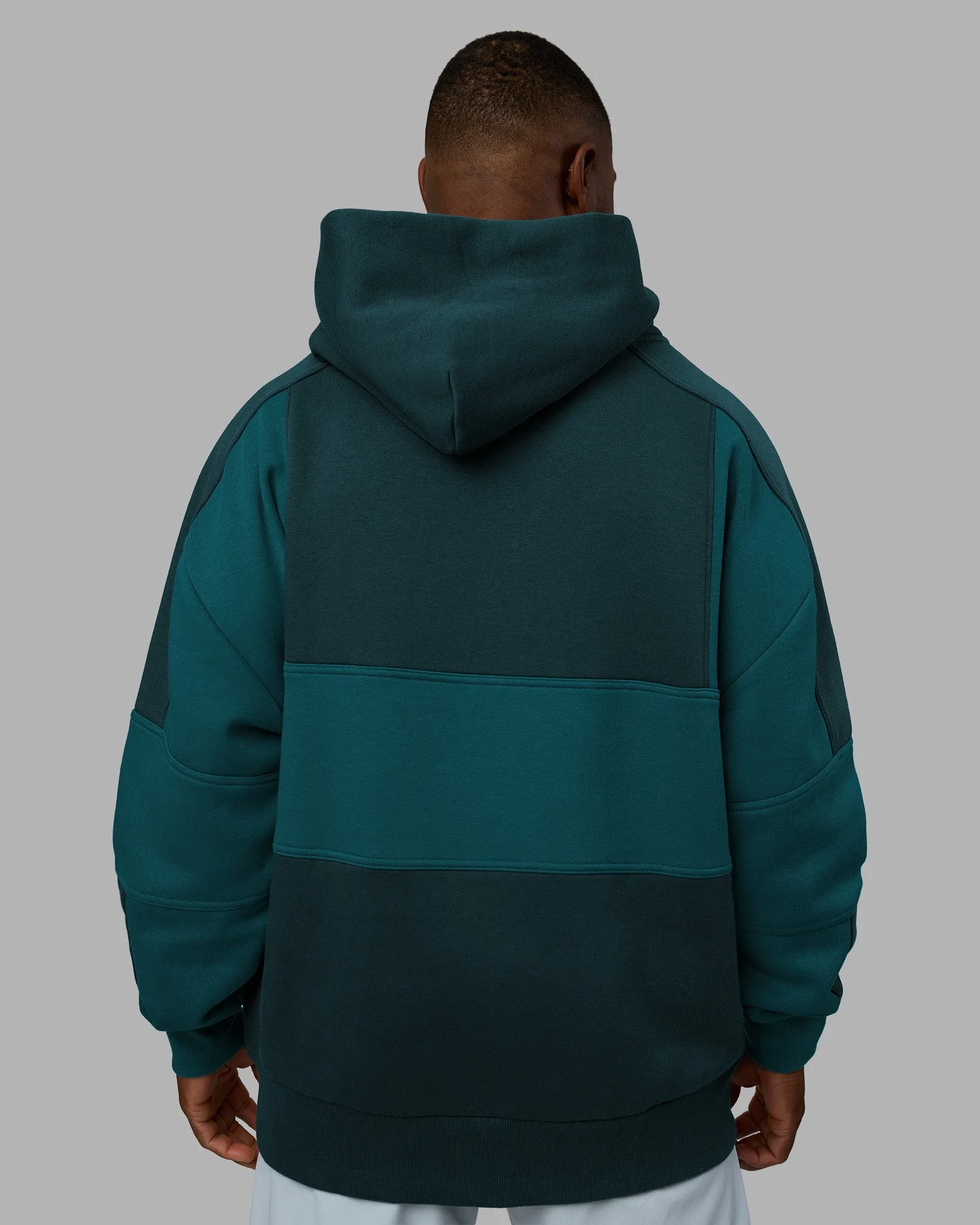 Slam Oversized Hoodie - Deep Sea-Blue Coral sold by LSKD product image thumbnail 4