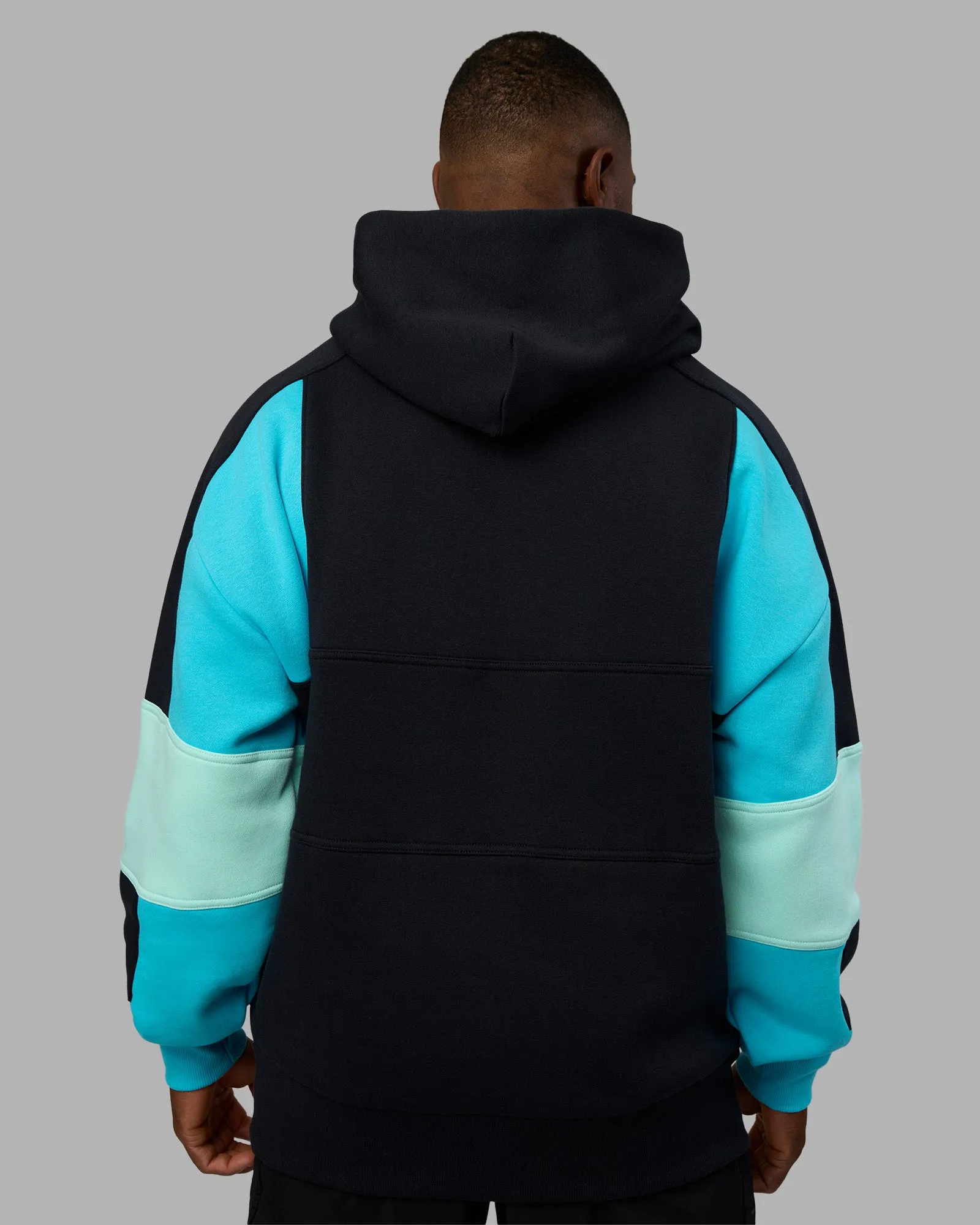 Slam Oversized Hoodie - Caviar-Blue Atoll sold by LSKD product image thumbnail 4