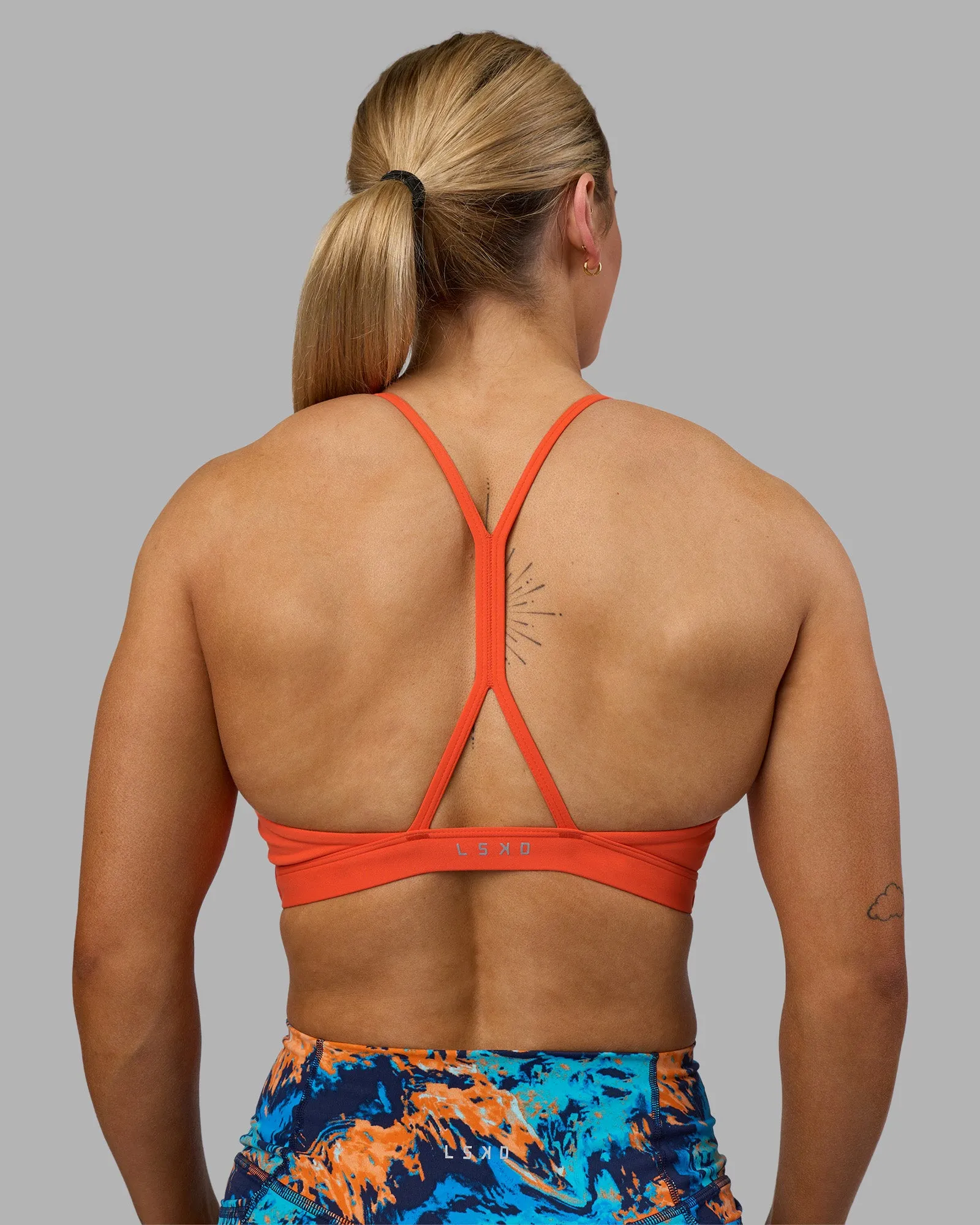 AMRAP High Neck Sports Bra - Ultra Orange sold by LSKD product image thumbnail 2