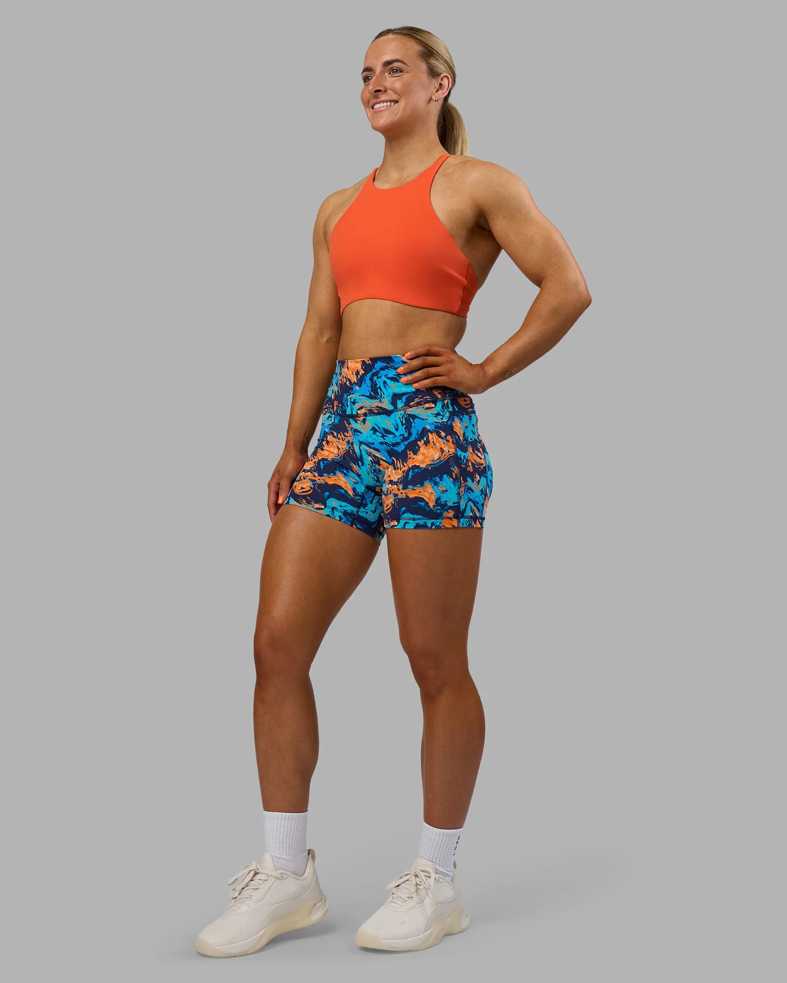 AMRAP High Neck Sports Bra - Ultra Orange sold by LSKD product image thumbnail 4