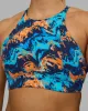 AMRAP High Neck Sports Bra - React Print sold by LSKD