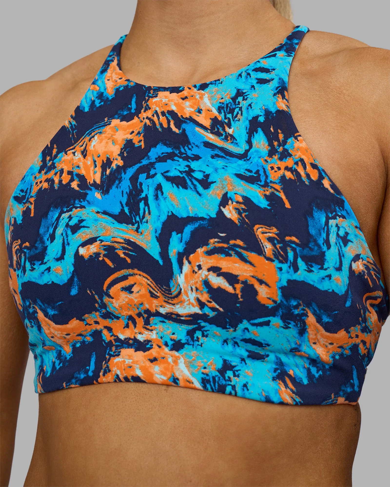 AMRAP High Neck Sports Bra - React Print sold by LSKD product image thumbnail 4