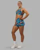 AMRAP High Neck Sports Bra - React Print sold by LSKD