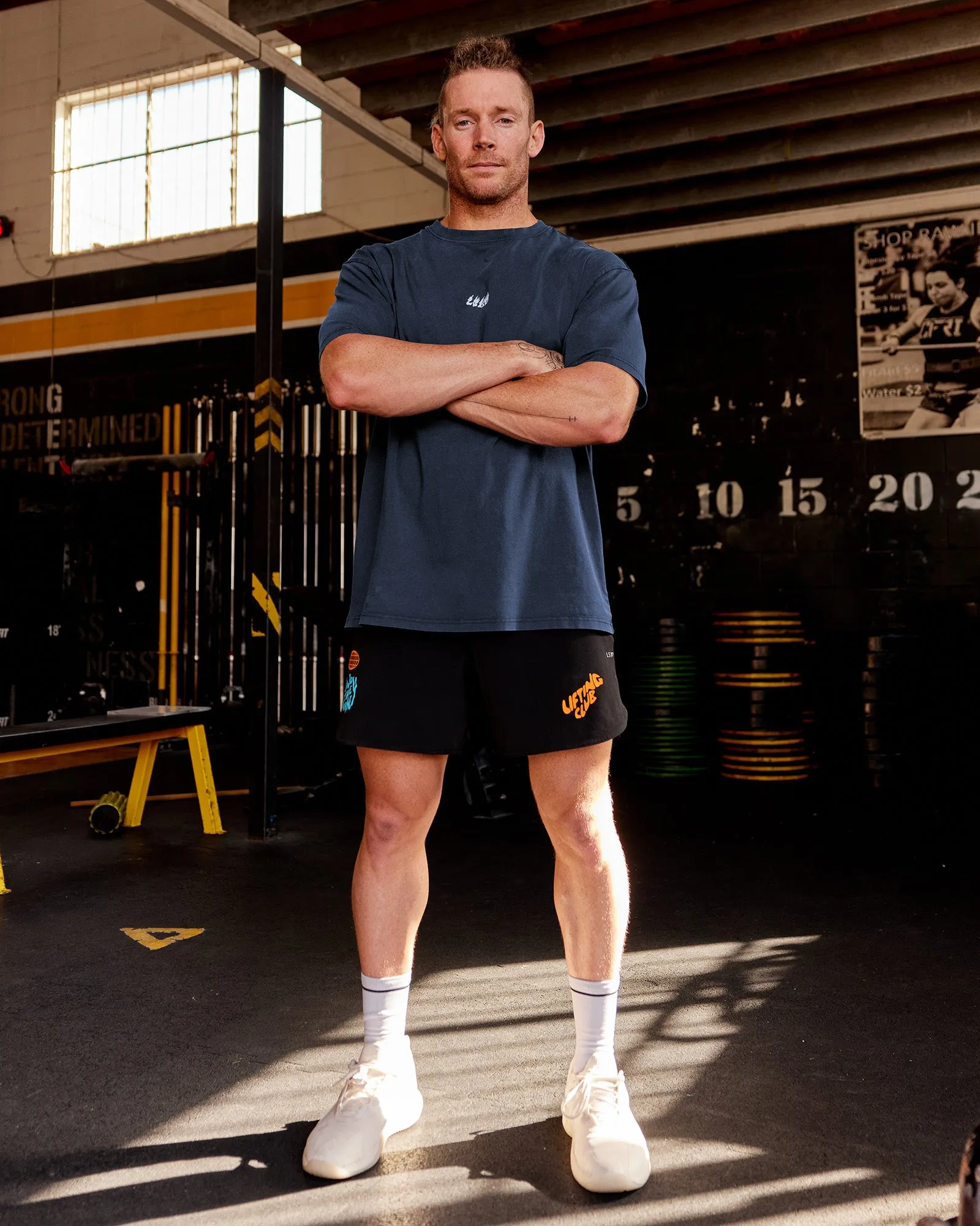 NY25 FLXCotton Oversized Tee - Future Navy Washed-Blue sold by LSKD product image thumbnail 4