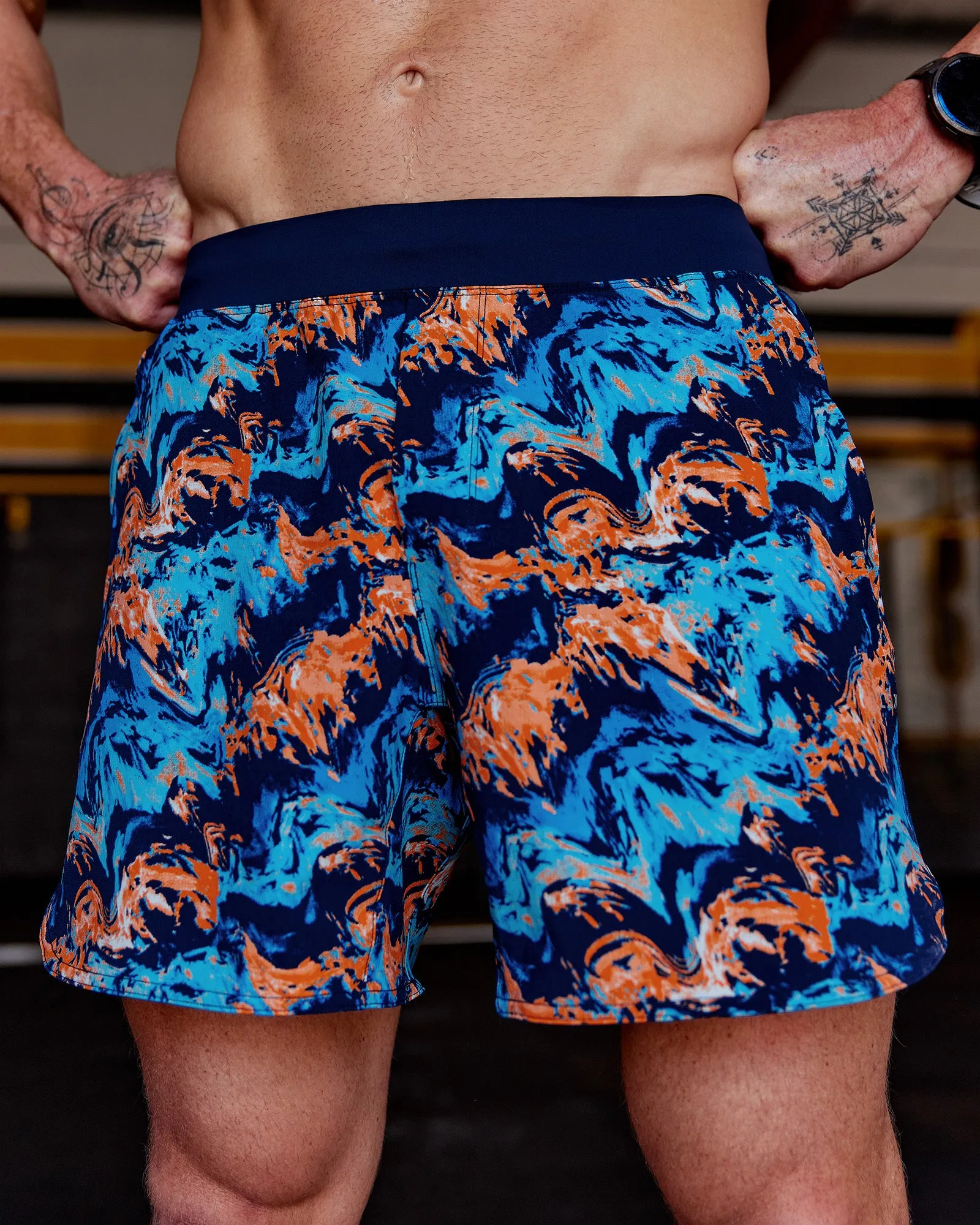 Lift 6" Short - React Print sold by LSKD