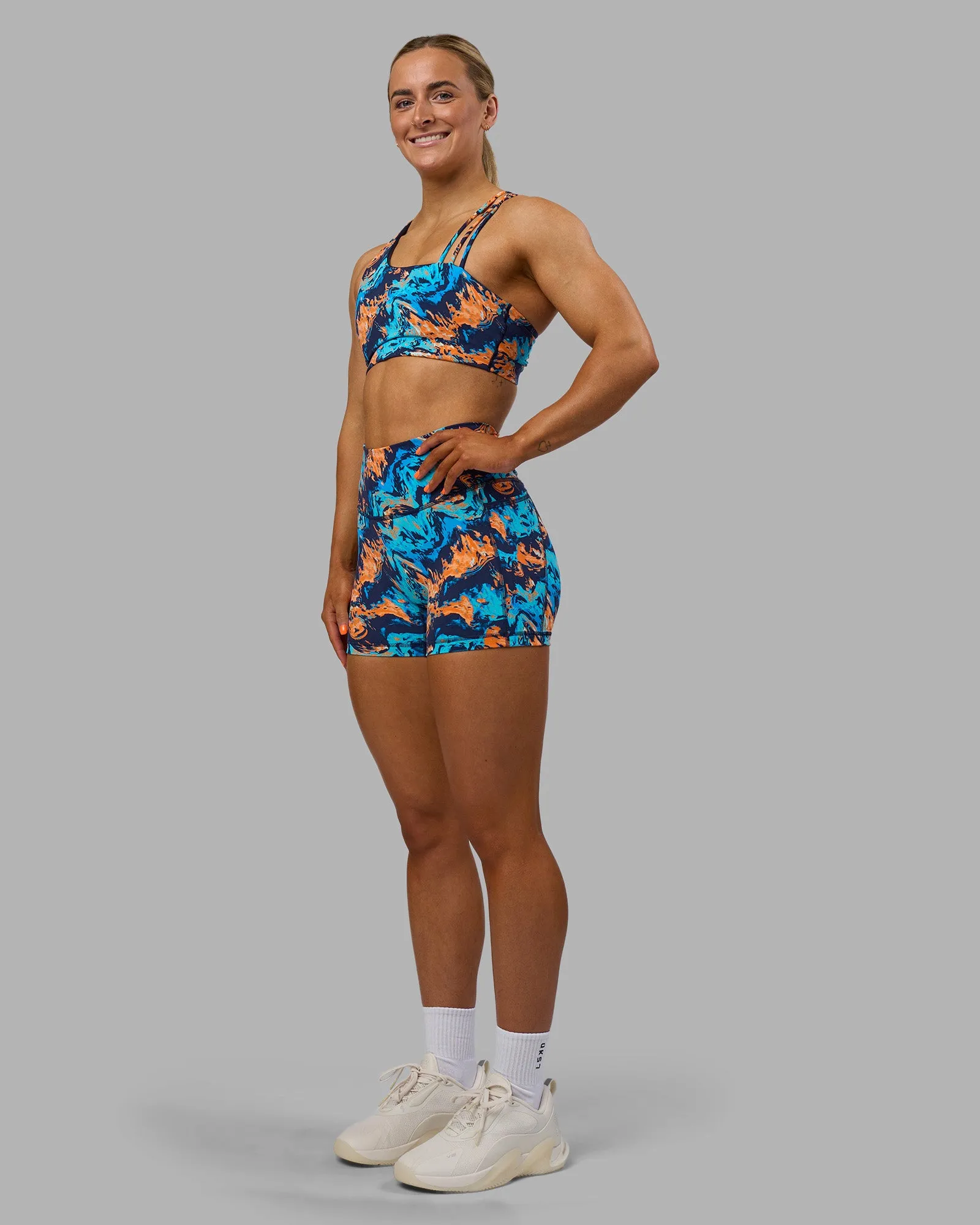 Galvanise Sports Bra 2.0 - React Print sold by LSKD product image thumbnail 5