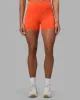 Fusion Ultra High-Rise 4" Short Pockets - Ultra Orange sold by LSKD