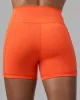 Fusion Ultra High-Rise 4" Short Pockets - Ultra Orange sold by LSKD