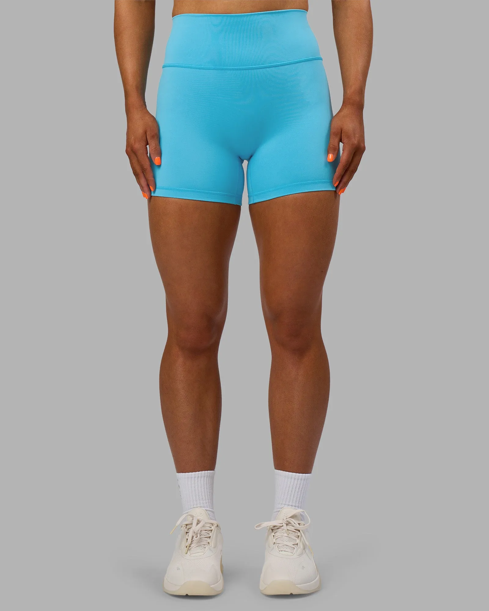Fusion Ultra High-Rise 4" Short - Blue Atoll sold by LSKD