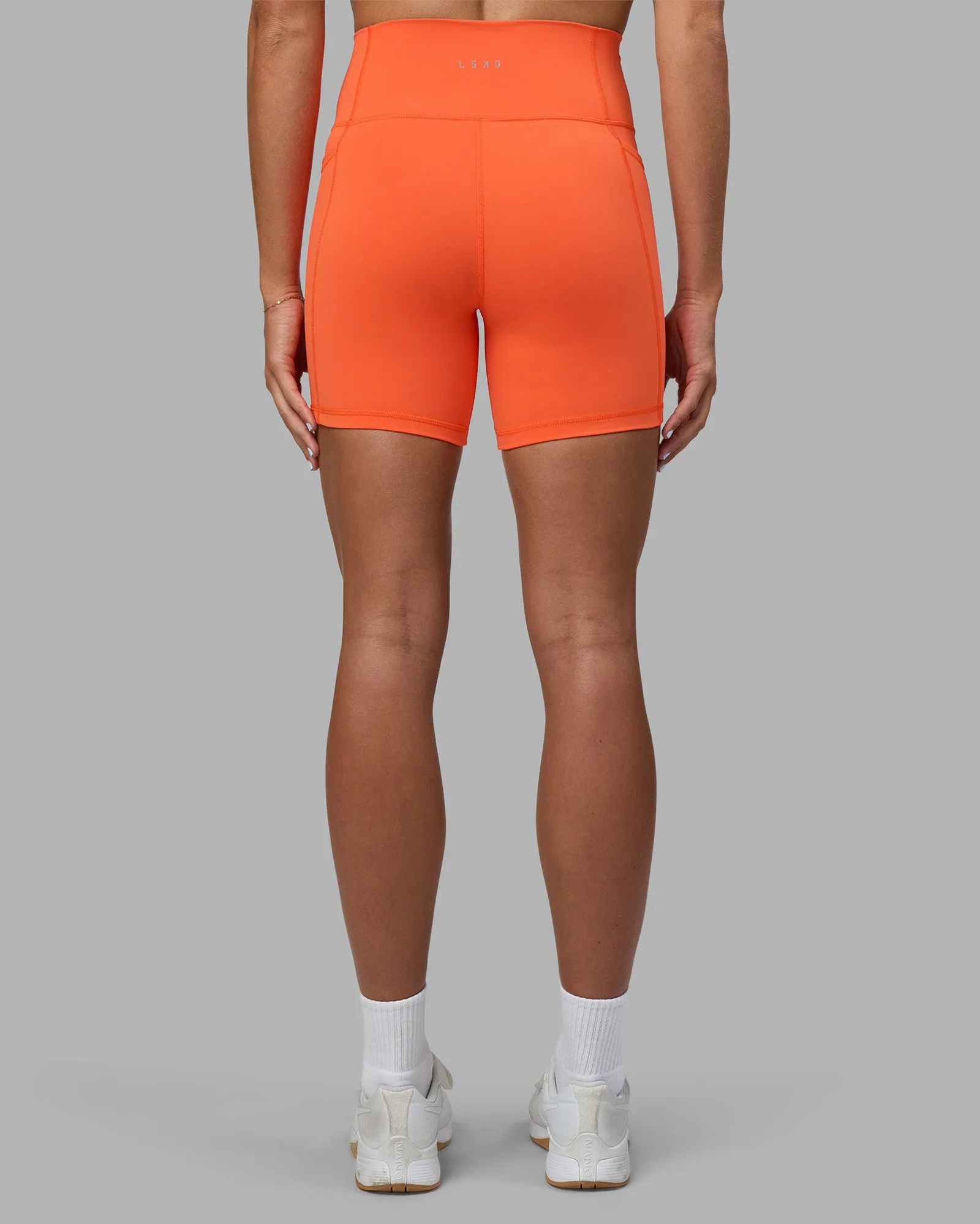 Fusion Ultra High-Rise 6" Short Pockets - Ultra Orange sold by LSKD product image thumbnail 4