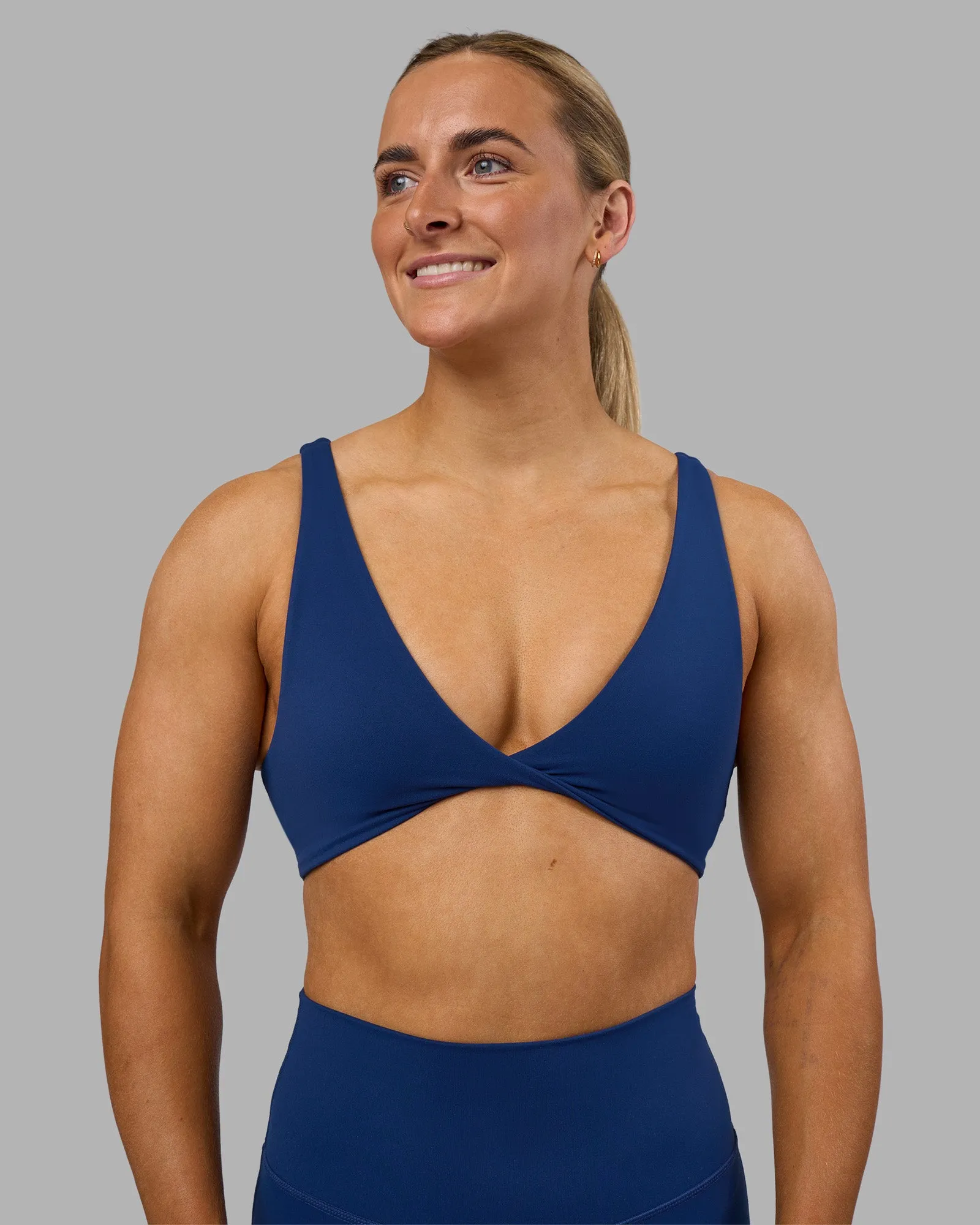 Impulse Reversible Sports Bra - Midnight Blue sold by LSKD product image thumbnail 2