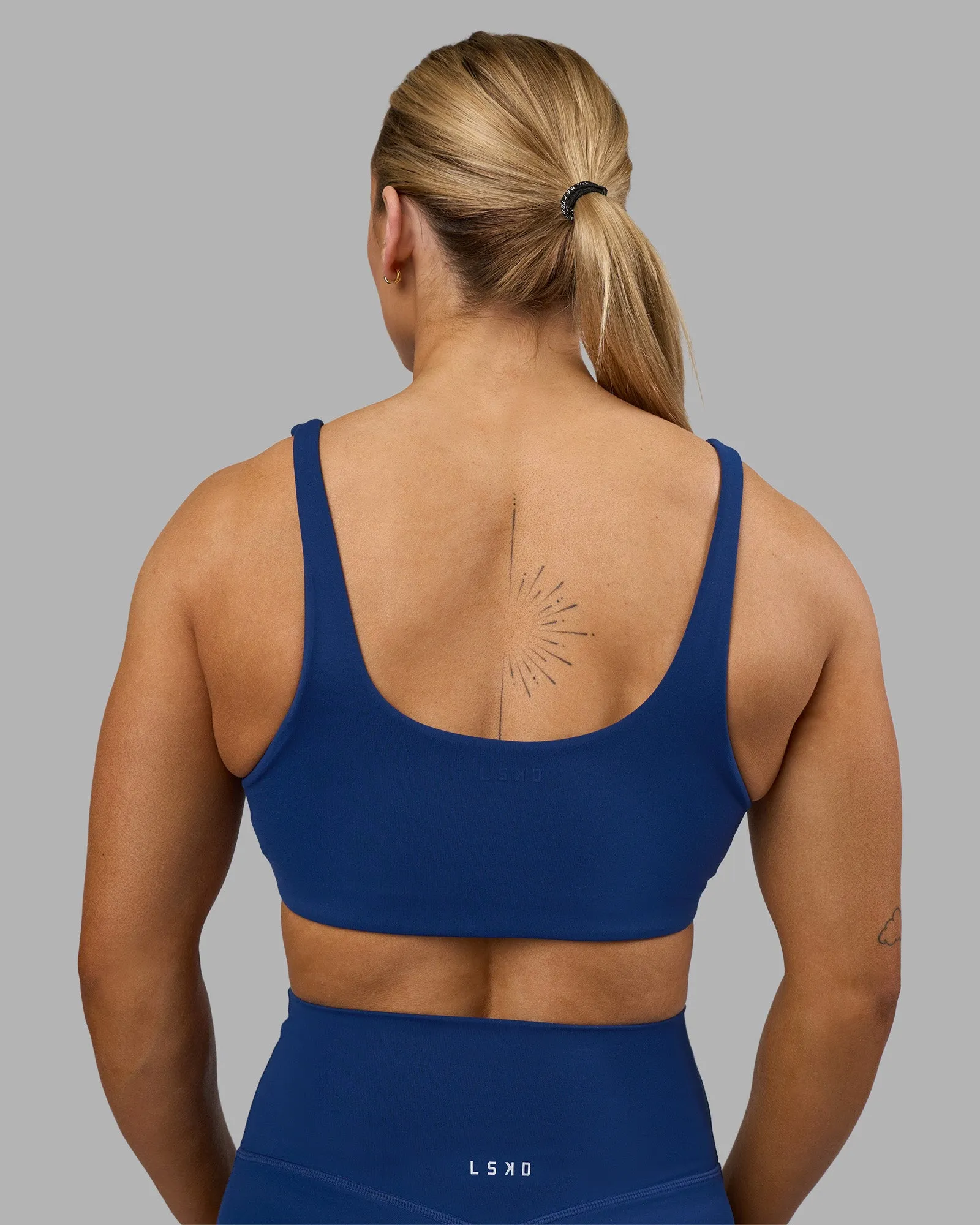 Impulse Reversible Sports Bra - Midnight Blue sold by LSKD product image thumbnail 5