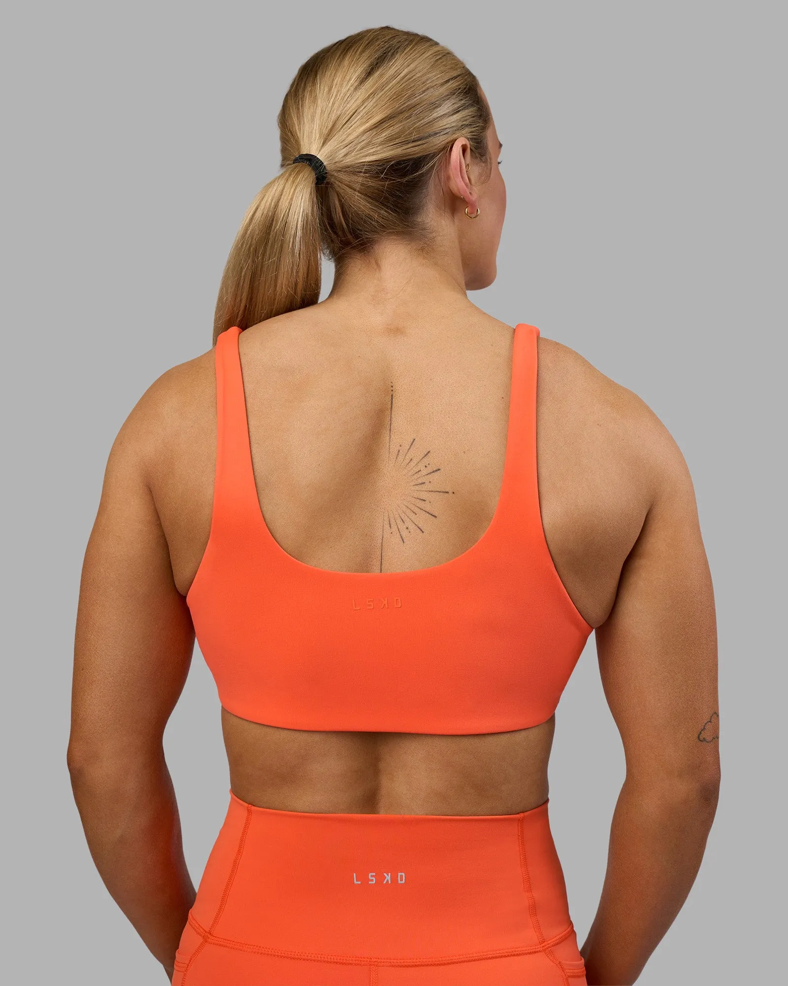 Impulse Reversible Sports Bra - Ultra Orange sold by LSKD product image thumbnail 5