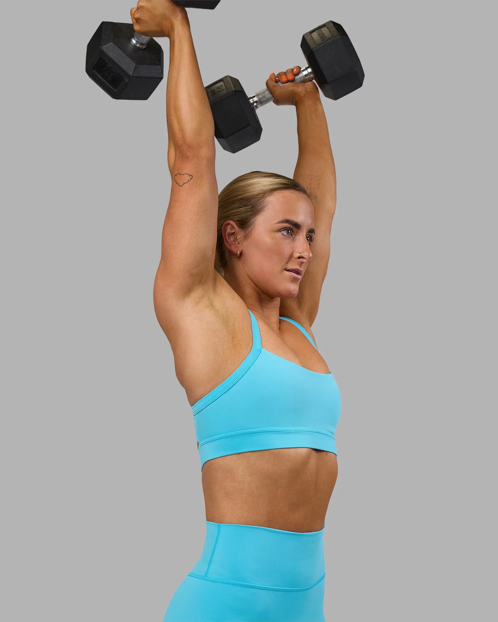 Momentum Sports Bra - Blue Atoll sold by LSKD product image thumbnail 3