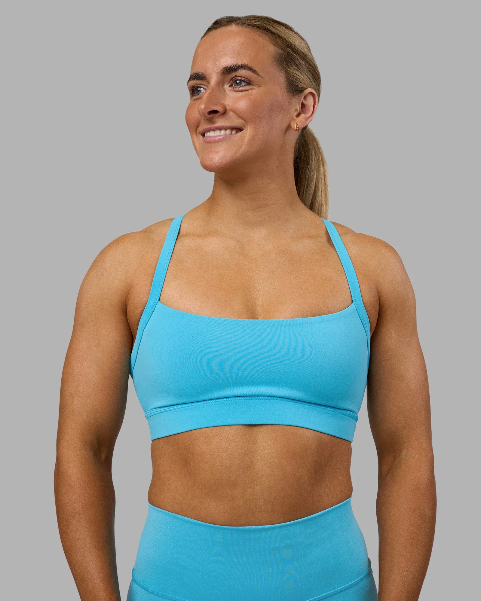 Momentum Sports Bra - Blue Atoll sold by LSKD product image thumbnail 2