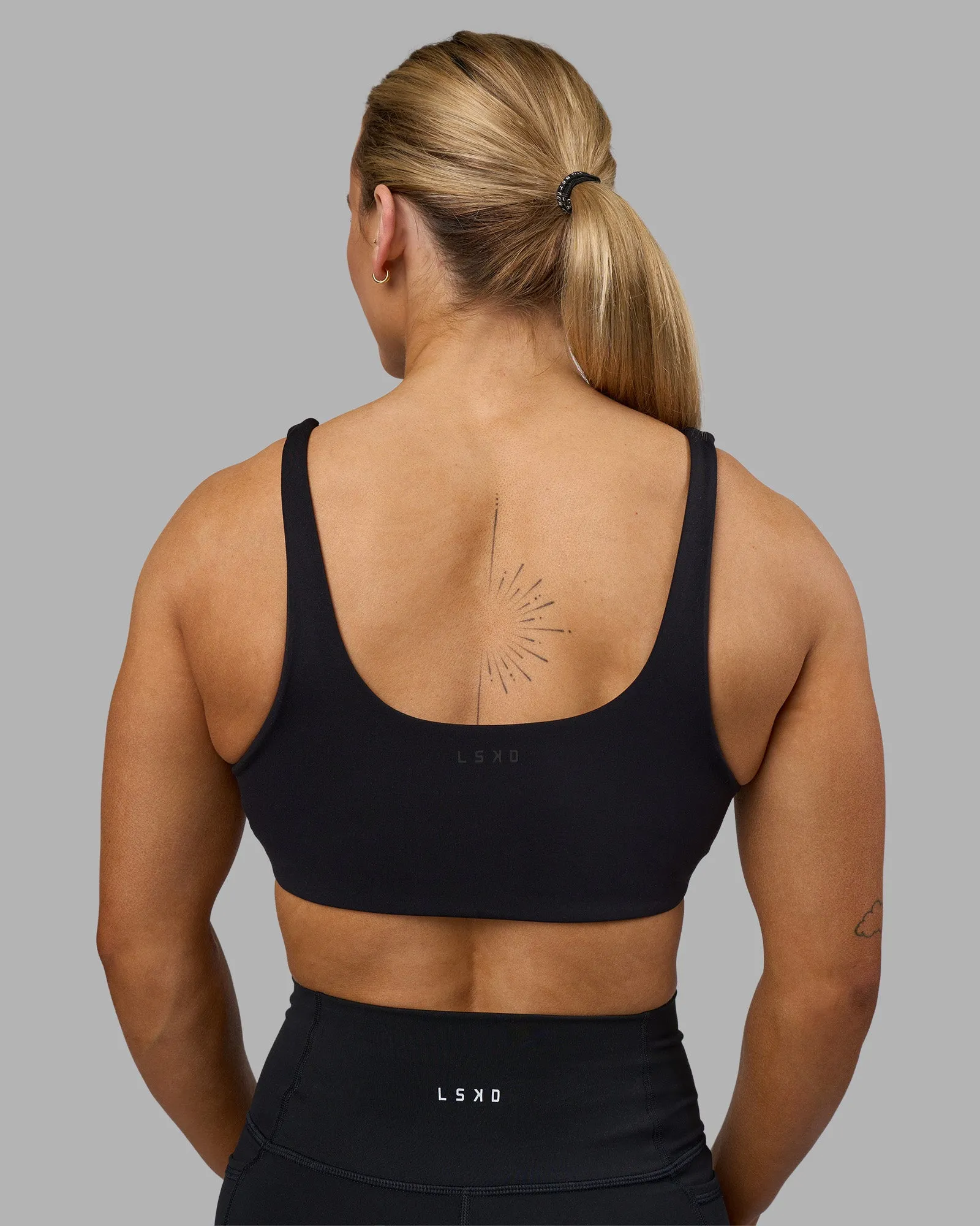 Impulse Reversible Sports Bra - Black sold by LSKD product image thumbnail 4