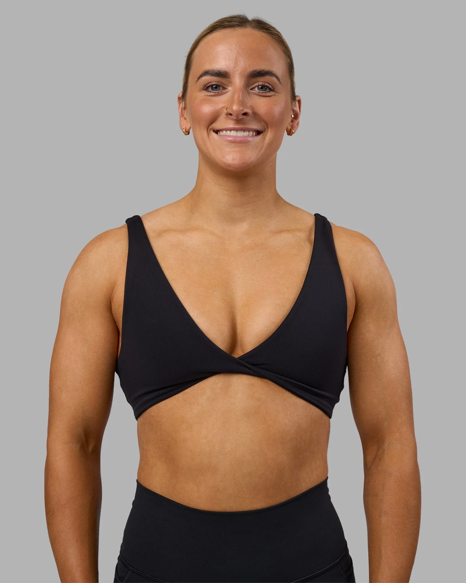 Impulse Reversible Sports Bra - Black sold by LSKD product image thumbnail 3