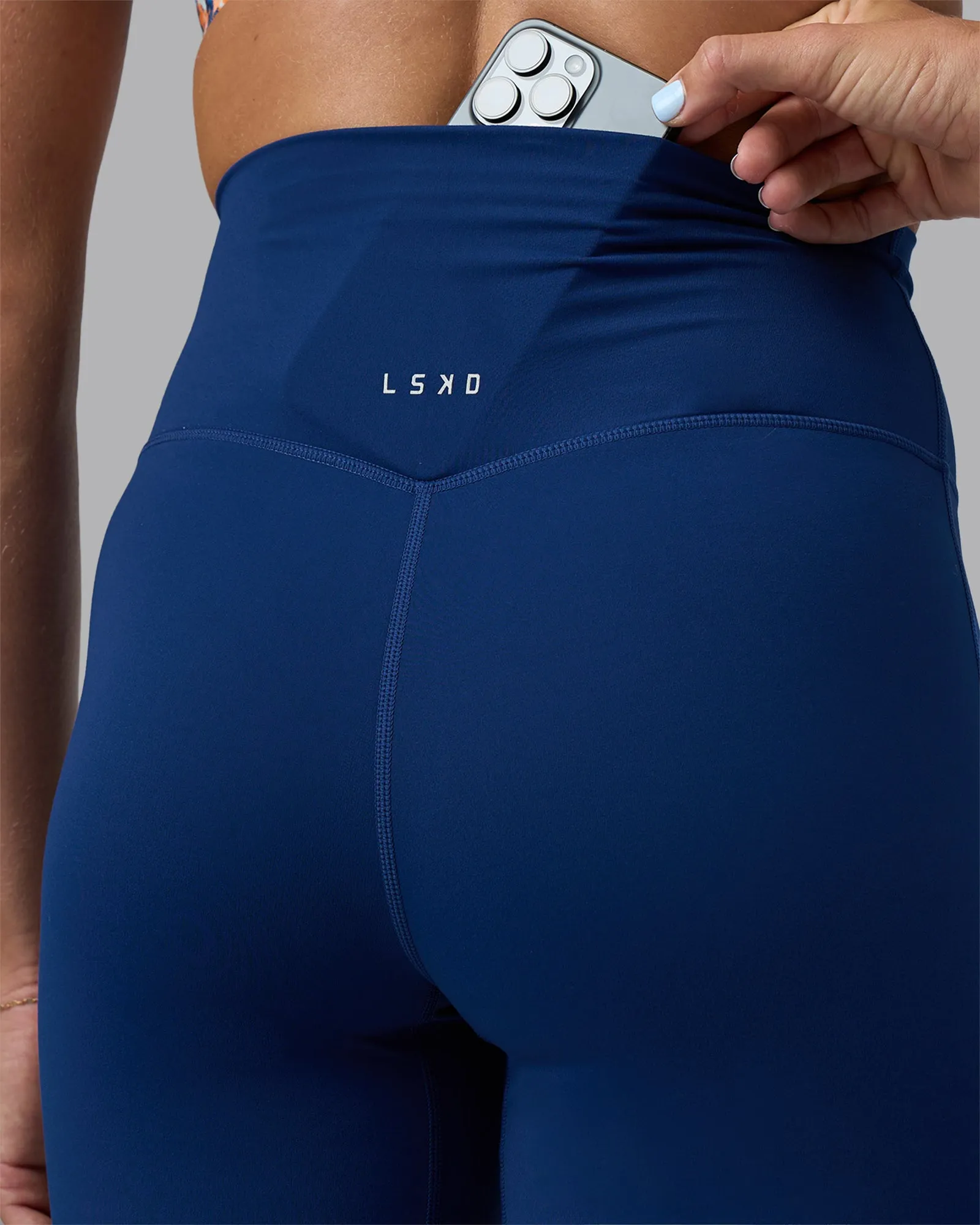 Elixir Ultra High-Rise 6" Short - Midnight Blue sold by LSKD product image thumbnail 4